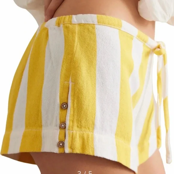 Free People Striped Tie Shorts - Picture 6 of 6